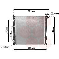 VAN WEZEL radiator, engine cooling 82002214 - Car cooler