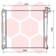 VAN WEZEL radiator, engine cooling 82002284 - Car cooler