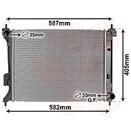 VAN WEZEL radiator, engine cooling 82002302 - Car cooler