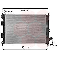 VAN WEZEL radiator, engine cooling 82002335 - Car cooler