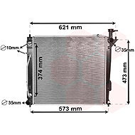 VAN WEZEL radiator, engine cooling 82002339 - Car cooler