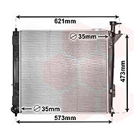 VAN WEZEL radiator, engine cooling 82002346 - Car cooler