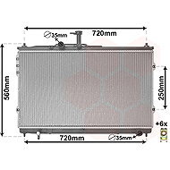 VAN WEZEL radiator, engine cooling 82002392 - Car cooler