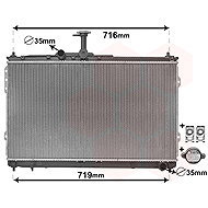 VAN WEZEL radiator, engine cooling 82002418 - Car cooler