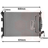 VAN WEZEL radiator, engine cooling 82002436 - Car cooler