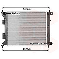 VAN WEZEL radiator, engine cooling 82012701 - Car cooler