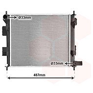 VAN WEZEL radiator, engine cooling 82012707 - Car cooler