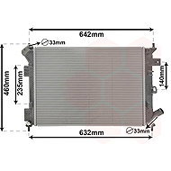 VAN WEZEL radiator, engine cooling 82012712 - Car cooler