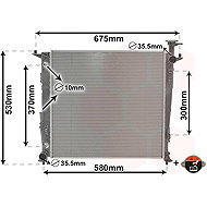 VAN WEZEL radiator, engine cooling 82012714 - Car cooler