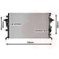 VAN WEZEL radiator, engine cooling 82012720 - Car cooler