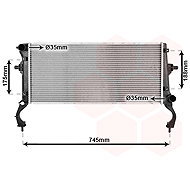 VAN WEZEL radiator, engine cooling 82012734 - Car cooler