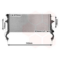 VAN WEZEL radiator, engine cooling 82012735 - Car cooler