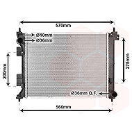 VAN WEZEL radiator, engine cooling 82012737 - Car cooler