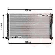 VAN WEZEL radiator, engine cooling 83002018 - Car cooler