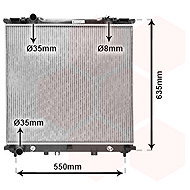 VAN WEZEL radiator, engine cooling 83002057 - Car cooler