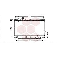 VAN WEZEL radiator, engine cooling 83002059 - Car cooler