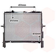 VAN WEZEL radiator, engine cooling 83002133 - Car cooler