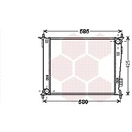 VAN WEZEL radiator, engine cooling 83002143 - Car cooler
