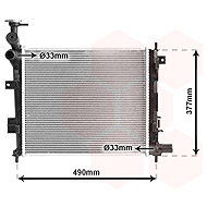 VAN WEZEL radiator, engine cooling 83002189 - Car cooler