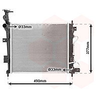 VAN WEZEL radiator, engine cooling 83002190 - Car cooler