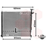VAN WEZEL radiator, engine cooling 83002272 - Car cooler