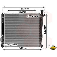 VAN WEZEL radiator, engine cooling 83012703 - Car cooler