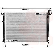 VAN WEZEL radiator, engine cooling 83012707 - Car cooler