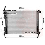 VAN WEZEL radiator, engine cooling 83012738 - Car cooler