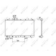 NRF Engine cooler 53580 - Car cooler