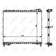 NRF Engine cooler 59174 - Car cooler