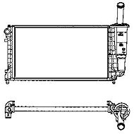 NRF Radiator, engine cooling 53606 - Car cooler