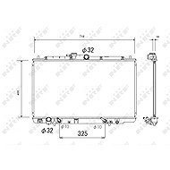 NRF Radiator, engine cooling 53744 - Car cooler
