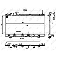 NRF Radiator, engine cooling 50142 - Car cooler