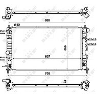 NRF Radiator, engine cooling 50219 - Car cooler