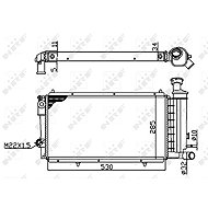 NRF Radiator, engine cooling 50406A - Car cooler