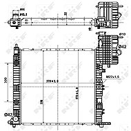 NRF Radiator, engine cooling 50581 - Car cooler