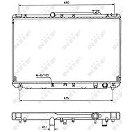 NRF Radiator, engine cooling 506721 - Car cooler