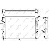 NRF Radiator, engine cooling 509689 - Car cooler