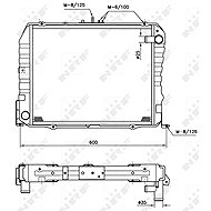 NRF Radiator, engine cooling 513962 - Car cooler