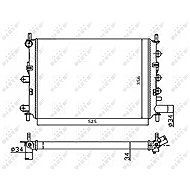 NRF Radiator, engine cooling 514436A - Car cooler