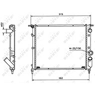 NRF Radiator, engine cooling 516259 - Car cooler