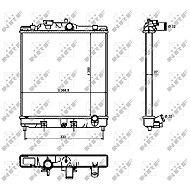 NRF Radiator, engine cooling 526356 - Car cooler