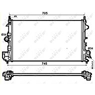 NRF Radiator, engine cooling 53074 - Car cooler