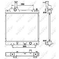 NRF Radiator, engine cooling 53078 - Car cooler