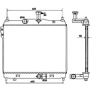 NRF Radiator, engine cooling 53169 - Car cooler