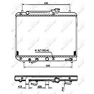 NRF Radiator, engine cooling 53208 - Car cooler