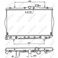 NRF Radiator, engine cooling 53261 - Car cooler