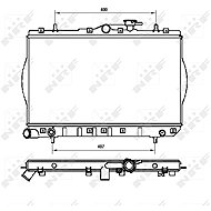NRF Radiator, engine cooling 53262 - Car cooler