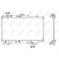 NRF Radiator, engine cooling 53322 - Car cooler
