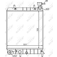 NRF Radiator, engine cooling 53376 - Car cooler